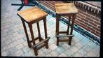 Barkrukken 2st., Avec repose-pieds, 2 tabourets, Comme neuf, Enlèvement