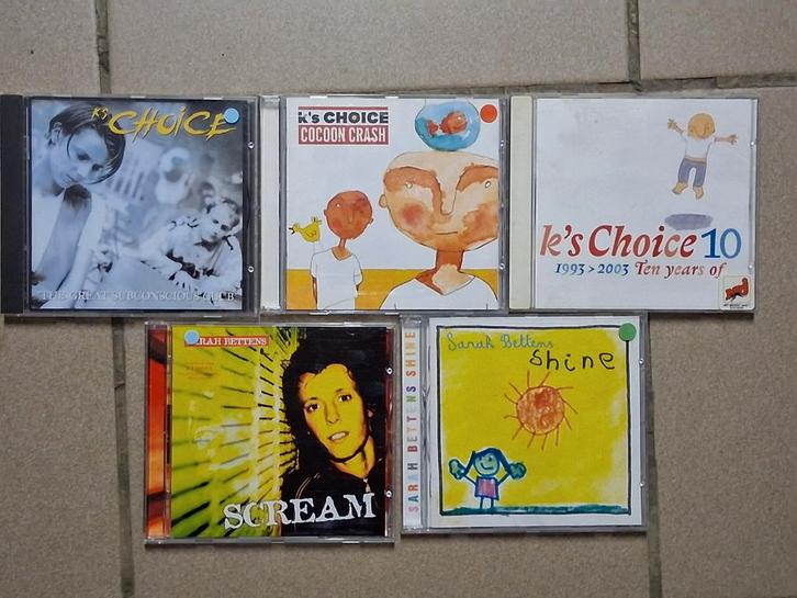 Cd´s K´s Choice / Sarah bettens, Cd's en Dvd's, Cd's | Rock, Zo goed als nieuw, Poprock, Ophalen of Verzenden