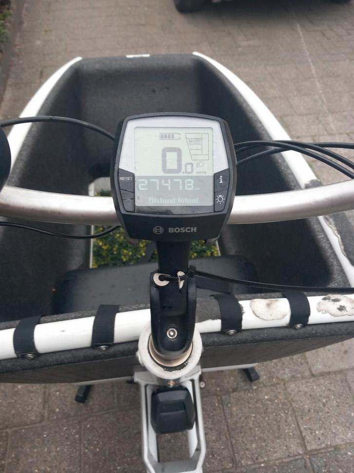 Urban Arrow Family, wit, zitbank voor 2 kinderen., Vélos & Vélomoteurs, Vélos électriques, Utilisé, Enlèvement