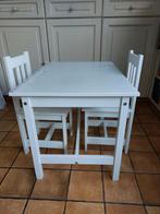 Kindertafel met 2 bijhorende stoelen, Kinderen en Baby's, Ophalen, Gebruikt, Tafel(s) en Stoel(en)