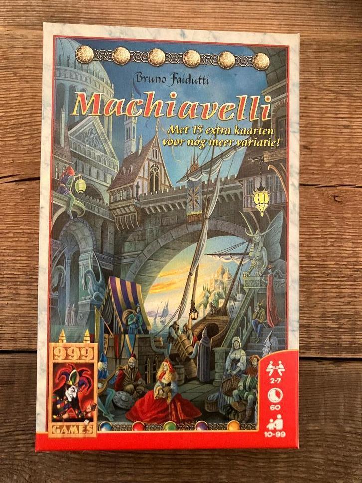 Machiavelli, Hobby en Vrije tijd, Gezelschapsspellen | Kaartspellen, Zo goed als nieuw, Een of twee spelers, Drie of vier spelers