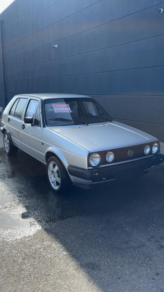 Golf 2 1.3, Autos, Oldtimers & Ancêtres, Particulier, Volkswagen, Essence, 5 portes, Boîte manuelle, Argent ou Gris, Gris, Tissu
