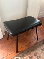 AUTHENTIEK FOOTSTOOL KRUK VINTAGE MIDCENTURY GUARICHE, Huis en Inrichting, Ophalen of Verzenden, Zo goed als nieuw, Leer