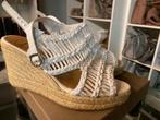 Sandales tressées blanches style BOHO/Ibiza KANNA - 39, Enlèvement ou Envoi, Comme neuf, Kanna, Blanc