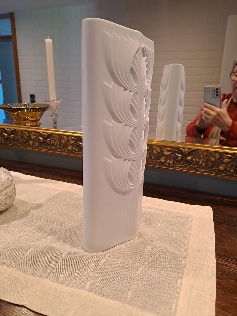 Antieke vaas witte biscuit uniek stuk, Enlèvement ou Envoi