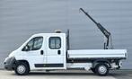 Fiat Ducato 33 2.3 HIAB CRANE DC Dubbele cabine met Kraan, Auto's, Bestelwagens en Lichte vracht, Voorwielaandrijving, Gebruikt