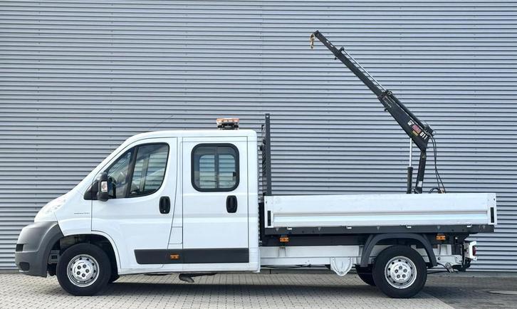 Fiat Ducato 33 2.3 HIAB CRANE DC Dubbele cabine met Kraan, Autos, Camionnettes & Utilitaires, Entreprise, Achat, ABS, Airbags