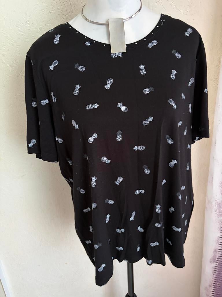 T-shirt noir “Tropical Canda” collection C&A – taille L, Enlèvement ou Envoi, Comme neuf, Noir