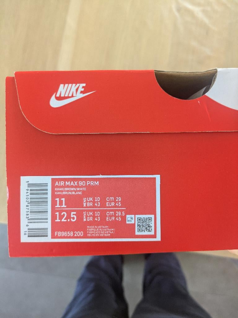 Nike Air Max 90 PRM nieuw - maat 45, Ophalen, Zo goed als nieuw