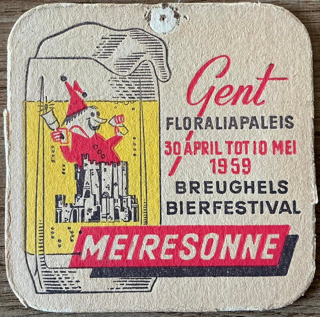 Meiresonne/Gand/Tapis à bière, Collections, Enlèvement ou Envoi, Comme neuf, Sous-bock, Autres marques