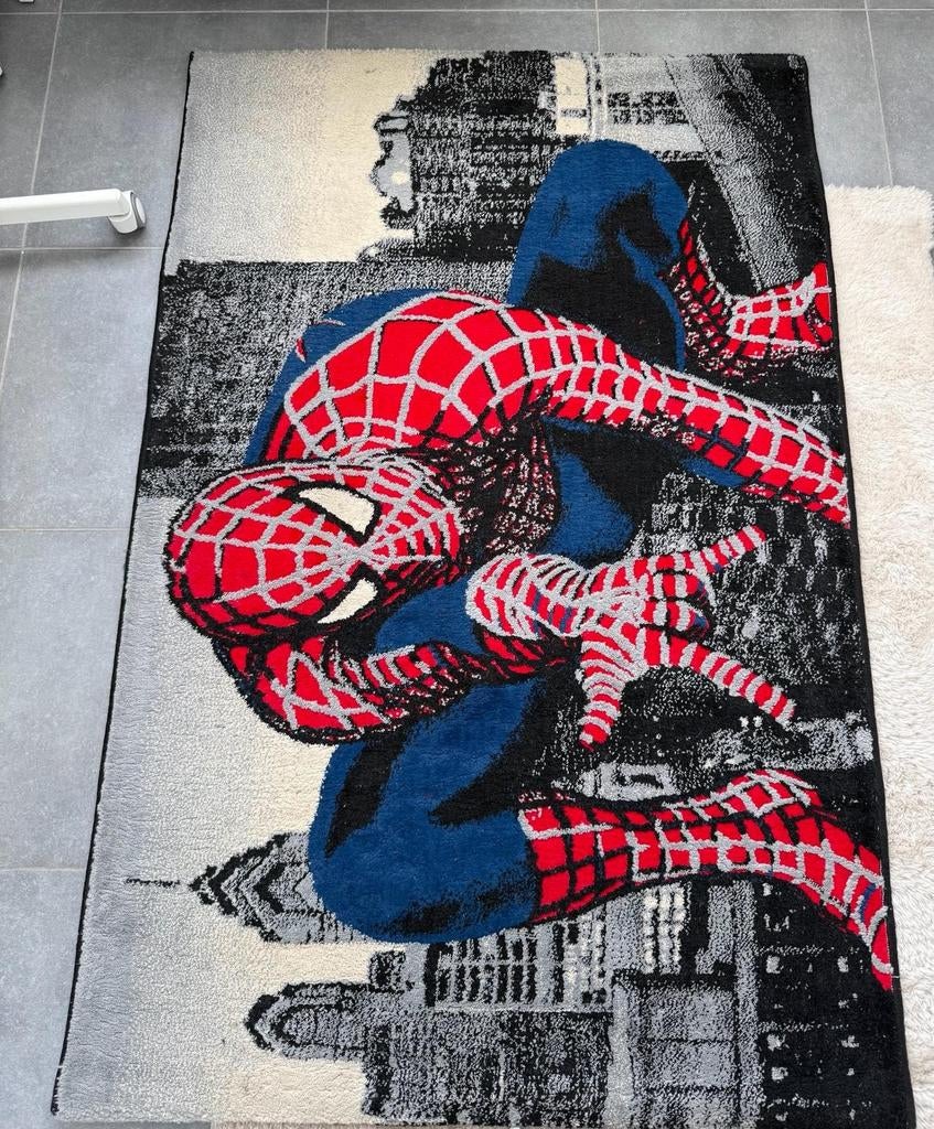 Tapijt Jongens, Maison & Meubles, Ameublement | Revêtements de sol, Enlèvement, Comme neuf, Bleu, Tapis