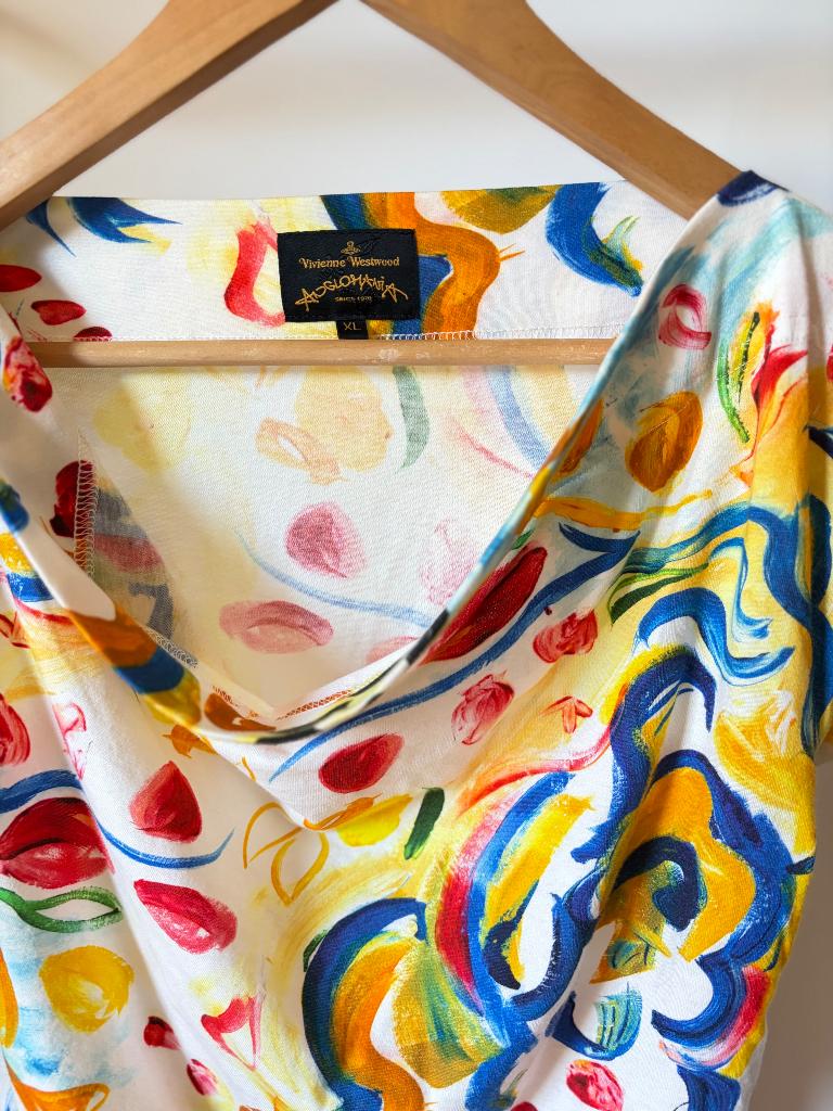 Vivienne Westwood Anglomania M artist print. Made in Italy, Vêtements | Femmes, Blouses & Tuniques, Taille 38/40 (M), Enlèvement