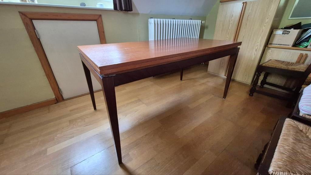 Tafel teak, verlengbaar, Ophalen