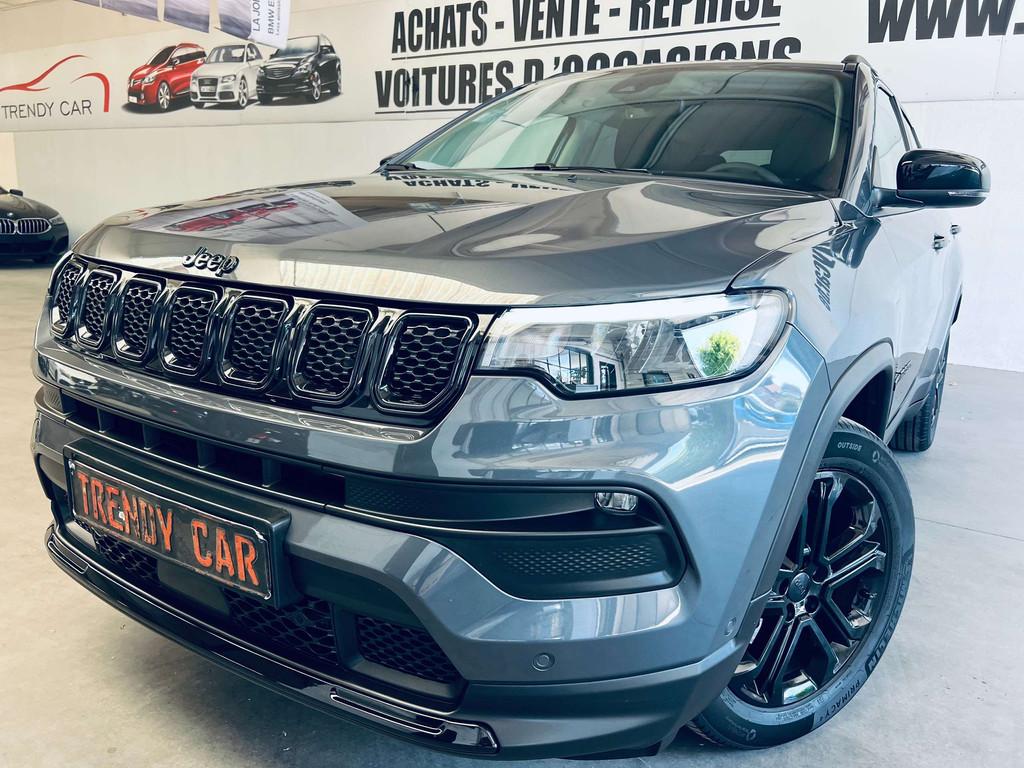 Jeep Compass 1.3 Turbo 4x2 Night Eagle+CARPLAY+CAMERA+CARNET, Auto's, Voorwielaandrijving, 4 cilinders, 1505 kg, Compass
