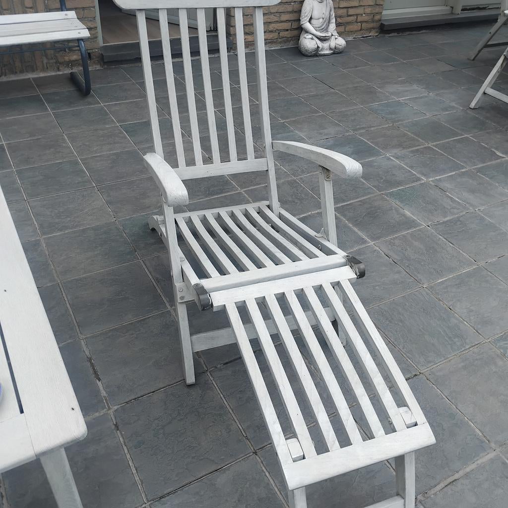 Chaise en teck, Jardin & Terrasse, Chaises longues