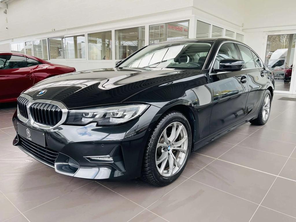 BMW 3 Serie 318 dA * GARANTIE + LED + CUIR + GPS *, Autos, BMW, Cuir, Achat, Entreprise, Noir