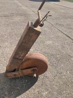 Zwaar opklapbaar steunwiel., Ophalen