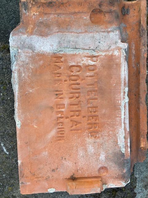 Pottelberg dakpannen, Doe-het-zelf en Bouw, Dakpannen en Dakbedekking, Ophalen, Gebruikt, Steen of Klei, Dakpannen