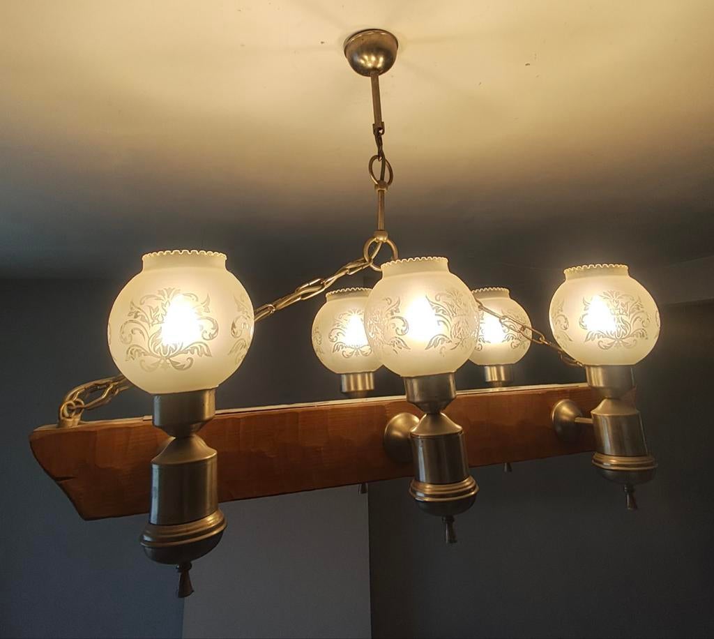 Lustre style Bistrot, Enlèvement, Verre