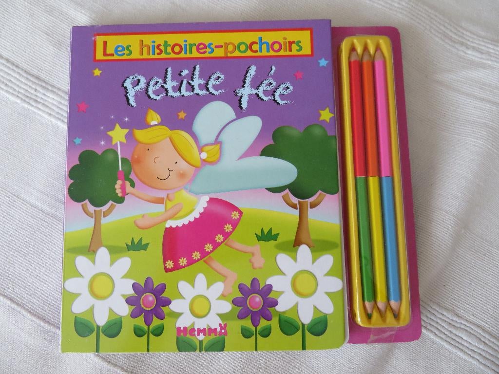 Nieuw boek Little fairy + sjablonen en potloden, 5 of 6 jaar, Meisje, Nieuw, Ophalen of Verzenden