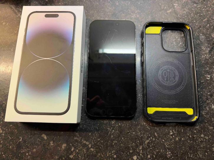 iPhone 14 pro - 256 Mo - noir sidéral, Télécoms, Téléphonie mobile | Apple iPhone, Comme neuf, 256 GB, Sans abonnement, iPhone 14 Pro