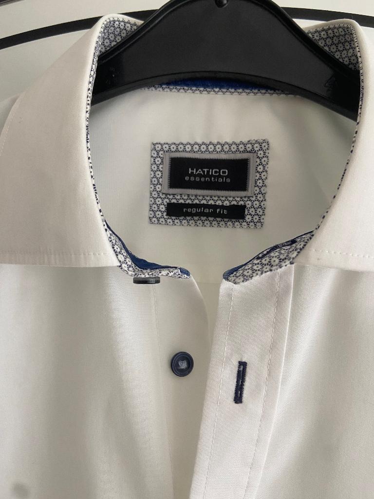 Hemd wit, Vêtements | Hommes, Chemises, Enlèvement, Comme neuf, Blanc, Tour de cou 41/42 (L)