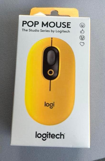 Logitech pop mouse geel nieuw in open doos 20€, Informatique & Logiciels, Souris, Enlèvement ou Envoi, Comme neuf
