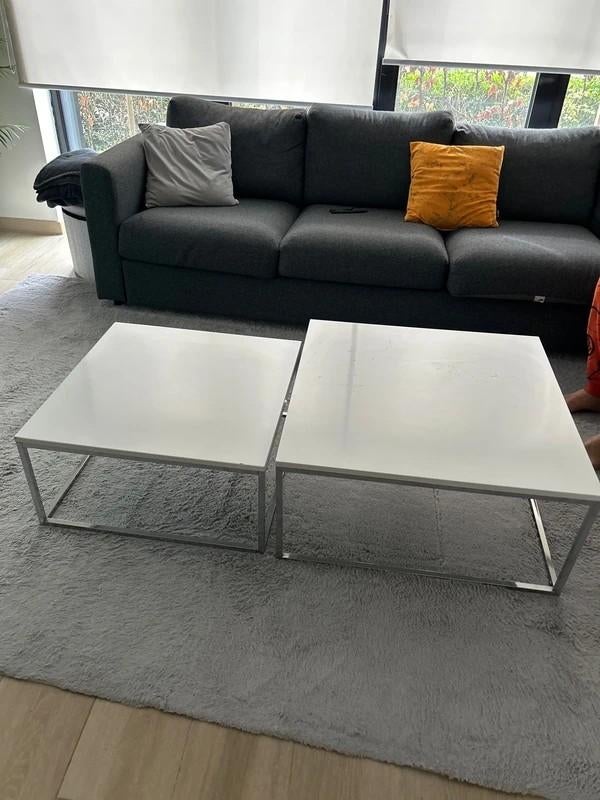 Duo de tables laquées (Endommagées), Maison & Meubles, Tables | Tables de salon, Utilisé, Moins de 50 cm, 50 à 100 cm, Moins de 50 cm