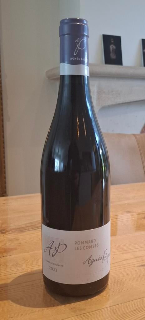 Fles bourgogne wijn Agnes Paquet pommard 2022., Verzamelen, Wijnen, Ophalen
