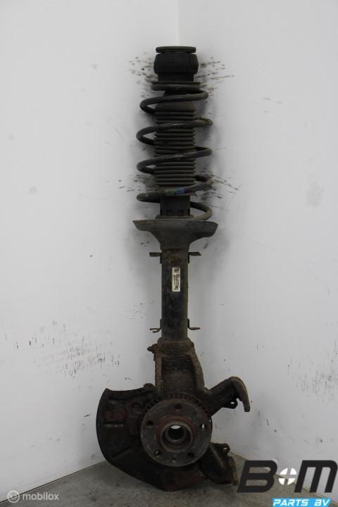 Veerpoot + wiellagerhuis RV VW Golf 4 1J0413031S, Auto-onderdelen, Gebruikt