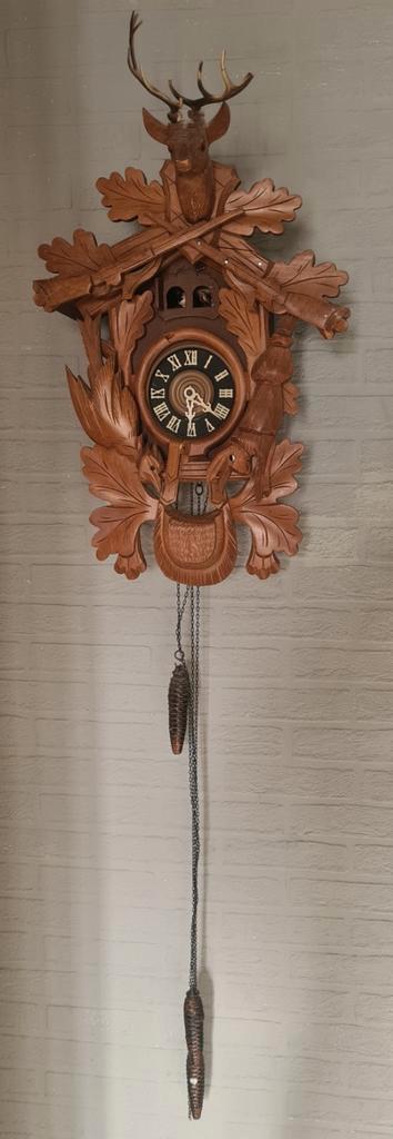 Authentique Horloge Coucou style Forêt-Noire – Style Chasse, Antiquités & Art, Antiquités | Horloges, Enlèvement