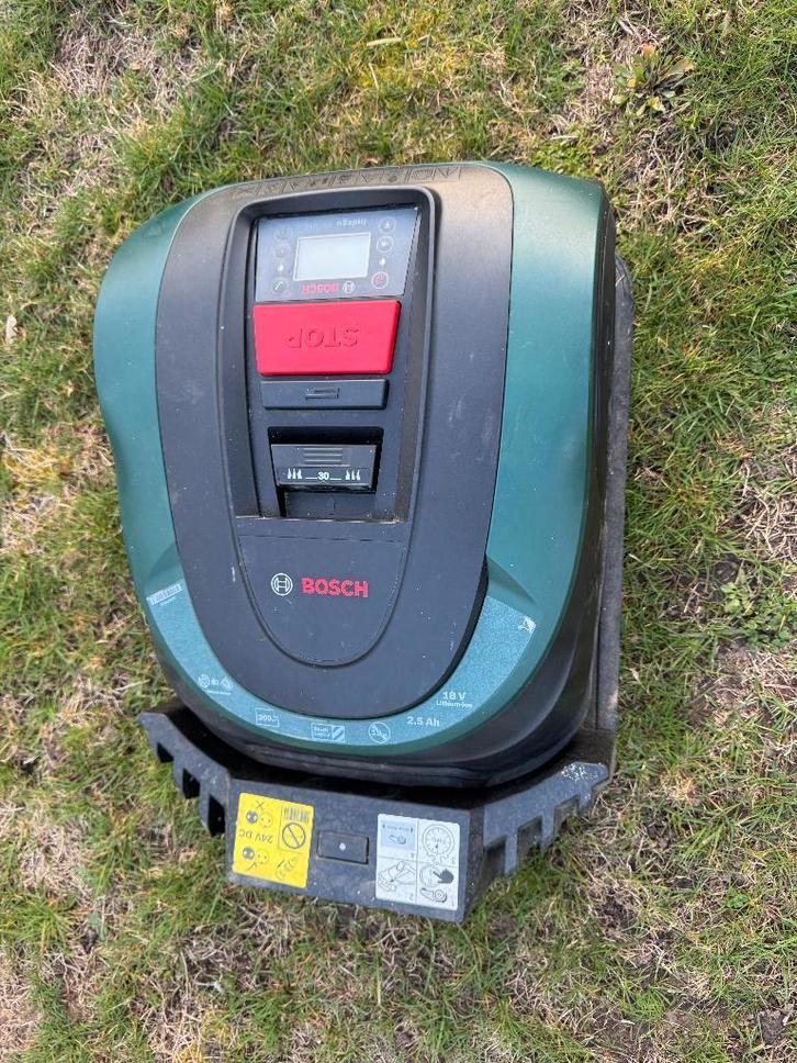 Bosch Indego XS300, complete set, robot ter reparatie KOOPJE, Jardin & Terrasse, Tondeuses robotisées, Utilisé, Enlèvement