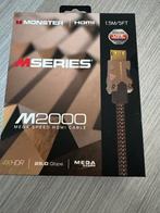 Monster M2000 HDMI Cable, TV, Hi-fi & Vidéo, Câbles audio & Câbles de télévision, Enlèvement ou Envoi, Neuf, Moins de 2 mètres