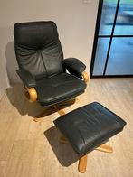 leren zetel (draaibaar & kipbaar), Ophalen, Eenpersoons, Minder dan 75 cm, Zo goed als nieuw
