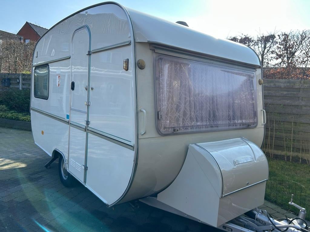 carvan tabbert type 380 !!oldtimer!! zeer mooie staat, Caravans en Kamperen, 70 kg, Rondzit, Tabbert, Bedrijf