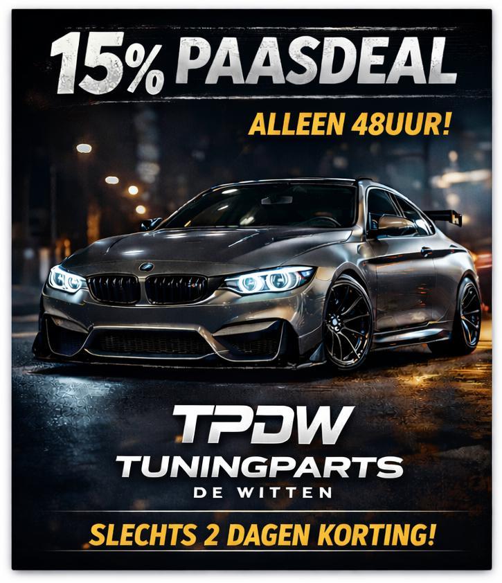 PAASDEAL BIJ TUNINGPARTS DE WITTEN, Auto diversen, Tuning en Styling, Ophalen of Verzenden