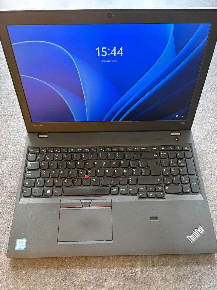 Lenovo T560, Informatique & Logiciels, Ordinateurs portables Windows, Reconditionné, 15 pouces, SSD, 2 à 3 Ghz, 8 GB, Azerty, Enlèvement