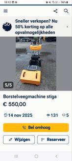 Borstelmachine +sneeuwschop, Ophalen