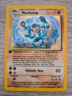Machamp holo base set 8/102, Hobby en Vrije tijd, Verzamelkaartspellen | Pokémon, Ophalen of Verzenden, Gebruikt, Losse kaart