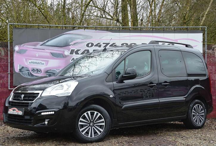 Peugeot Partner 1.6BlueHDi BOITE AUT PANO NAV CAM CLIM 88.63, Auto's, Peugeot, Bedrijf, Te koop, Partner, ABS, Airbags, Airconditioning