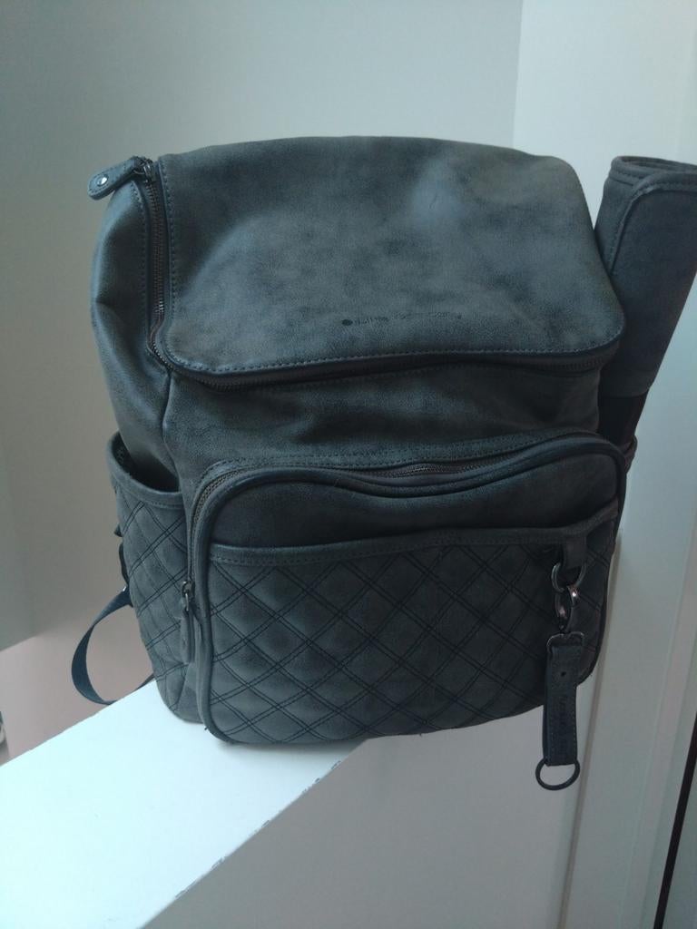 Luiertas rugzak Little Company donkergrijs, Kinderen en Baby's, Luiertassen, Ophalen, Zo goed als nieuw, Rugzak