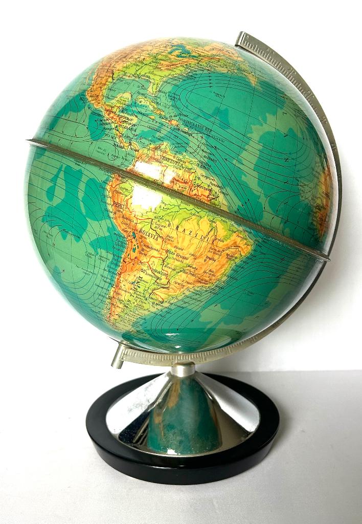 Grote vintage wereldbol 1970 Standaard uitgeverij, Huis en Inrichting, Woonaccessoires | Wereldbollen, Ophalen of Verzenden