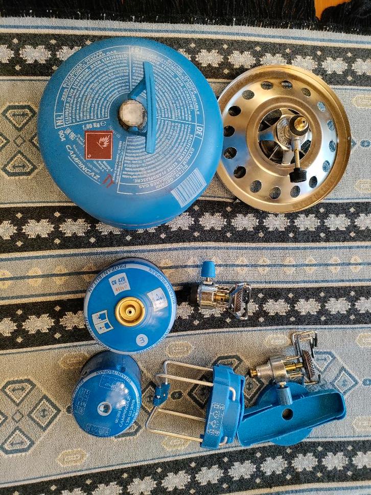 3 gasflessen propaan/butaan kamperen, Caravanes & Camping, Accessoires de camping, Utilisé, Enlèvement