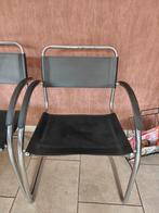 4 stoelen voor opmaak, Huis en Inrichting, Ophalen, Gebruikt, Zwart, Vintage