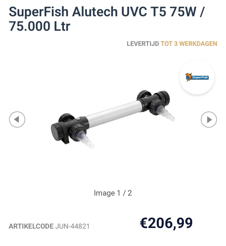 UV Lamp vijver, Tuin en Terras, Vijver-toebehoren, Ophalen, Zo goed als nieuw, Vijverfilter