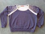 Sweat bleu brillant Guess perles et strass taille EU 36 ou S, Guess, Enlèvement ou Envoi, Taille 36 (S), Porté