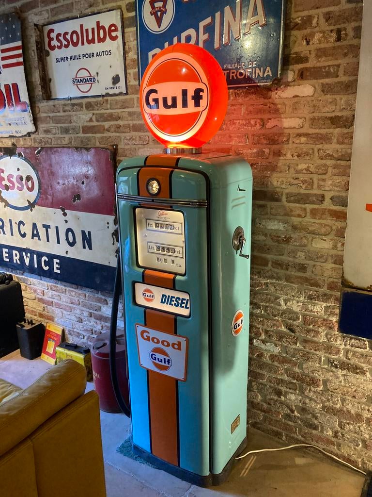 Benzinepomp Gilbarco 1948, Ophalen, Zo goed als nieuw