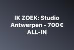 I’m Looking: Studio Antwerp - €700 ALL-IN, Immo