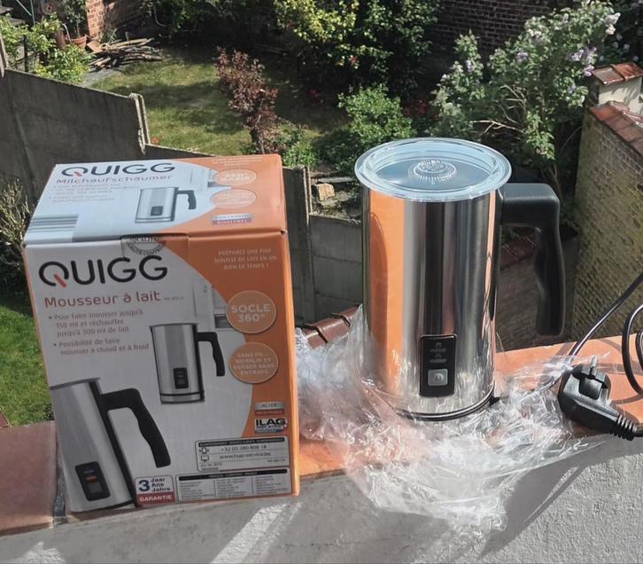 Mousseur à lait QUIGG – État Neuf (Cause déménage, Electroménager, Mousseurs à lait, Neuf, Mousseur à lait électrique, Enlèvement
