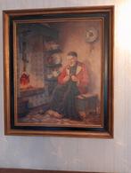 Grand tableau avec cadre, Enlèvement